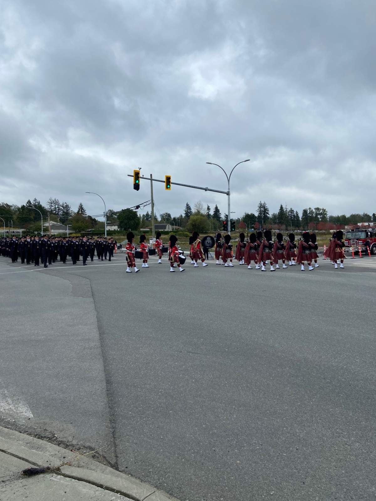 A look at the procession that took place for Const. Rick O'Brien on Wednesday, Oct. 4, 2023.
