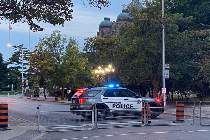 Roads near Queen’s Park shut down Tuesday ahead of planned protest