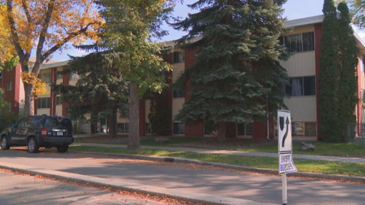 At 2 a.m. on Tuesday, Sept. 12, 2023, Edmonton police officers responded to a weapons complaint inside an apartment building near 83rd Avenue and 101st Street.