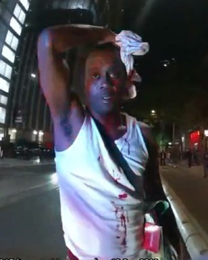 One of the suspects being sought by police.