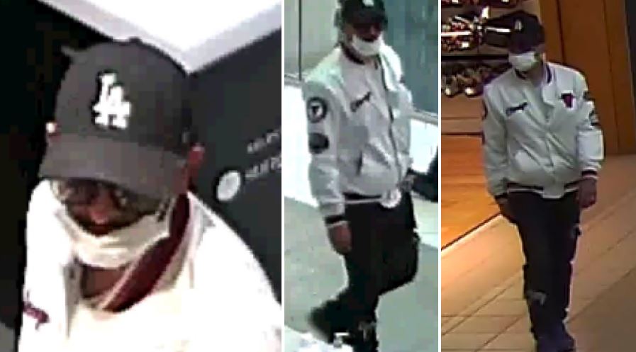 Police released images of suspect one.