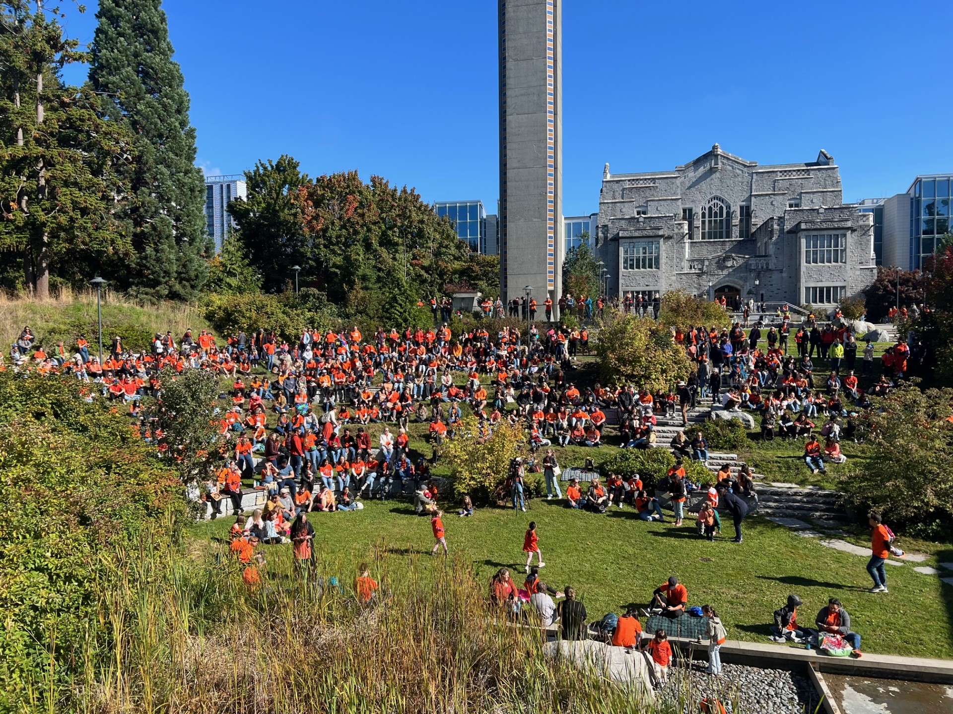 A sea of orange: Sept. 30 march at UBC honours intergenerational survivors