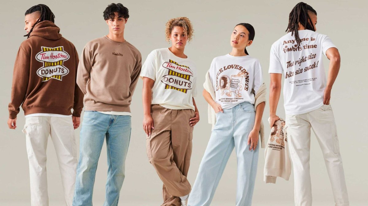 Tim Hortons has dropped an extensive, limited-edition line of comfy clothing.