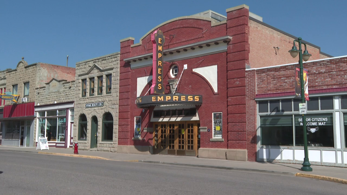 The Empress Theatre in Fort Macleod was the target of mischief during a Pride event on Aug. 26, 2023.
