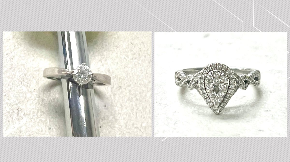 Lethbridge Police are hoping to return two diamond rings to their rightful owners.