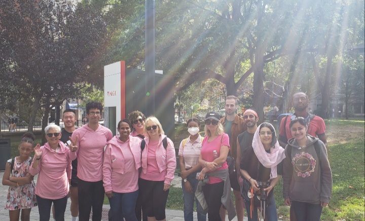 Breast cancer walk - image