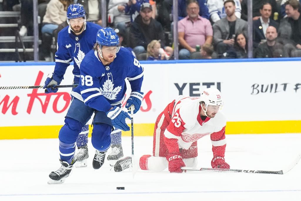 Nylander Scores Twice, Leafs Beat Red Wings In OT | Globalnews.ca