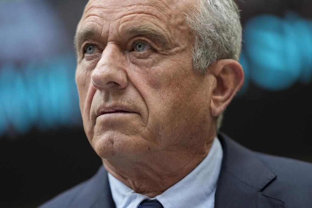 Robert F. Kennedy, Jr., testifies before a House Judiciary Select Subcommittee hearing on Capitol Hill in Washington, Thursday, July 20, 2023.