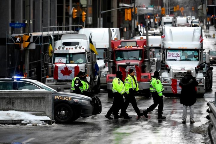 Ottawa police testimony resumes in criminal trial of ‘Freedom Convoy’ organizers