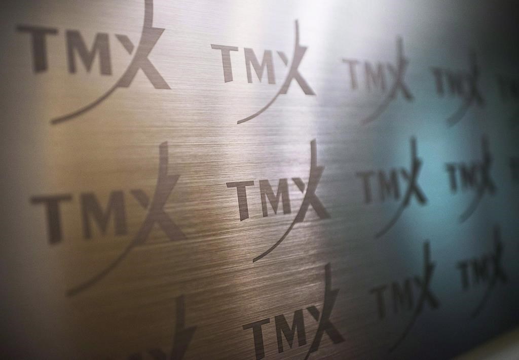The TMX Group logo, home of the TSX, is shown in Toronto on June 28, 2013. The CEO of the company that operates the Toronto Stock Exchange says most of this country's small- and mid-sized companies are unprepared for expected new climate disclosure requirements. THE CANADIAN PRESS/Aaron Vincent Elkaim.