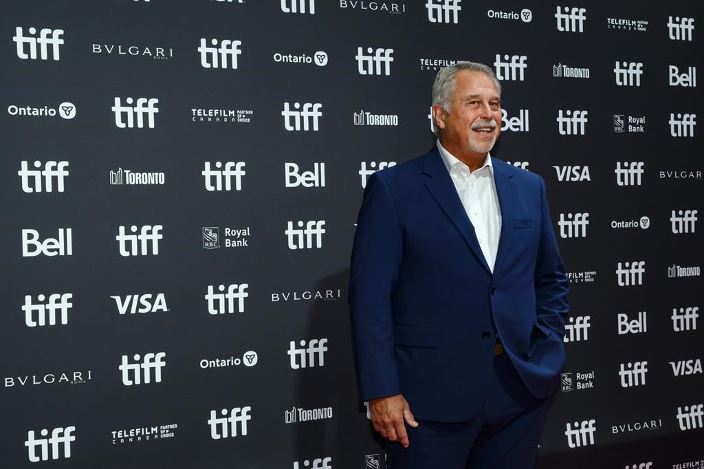 Ontario Minister of Tourism, culture and sport, Neil Lumsden is photographed during the Toronto International Film Festival, in Toronto, Saturday, Sept. 16, 2023. According to two sources, Lumsden, who won three Grey Cups as a fullback with Edmonton, has emerged as a candidate for the Elks’ full-time president position.
