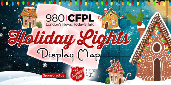 HOLIDAY LIGHTS DISPLAY MAP