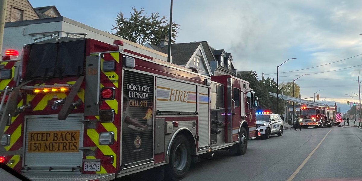 Emergency crews responded to two fires at residential buildings in the 500 block of Dundas Street early Monday morning. Damage is estimated at approximately $200,000.