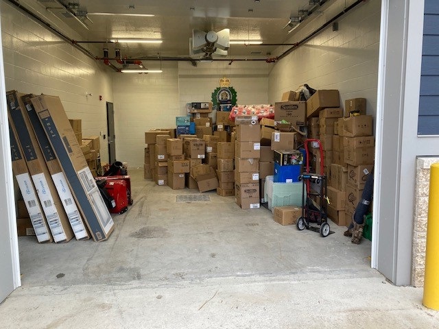 After a truck and trailer hit the ditch in the RM of Bifrost-Riverton, Gimli RCMP found $500,000 in stolen property.