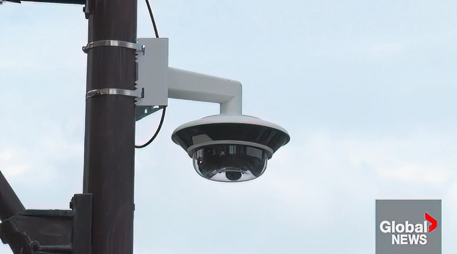 Police in Peterborough, Ont., say the downtown CCTV camera system helped to identify a suspect in an assault investigation on the weekend.