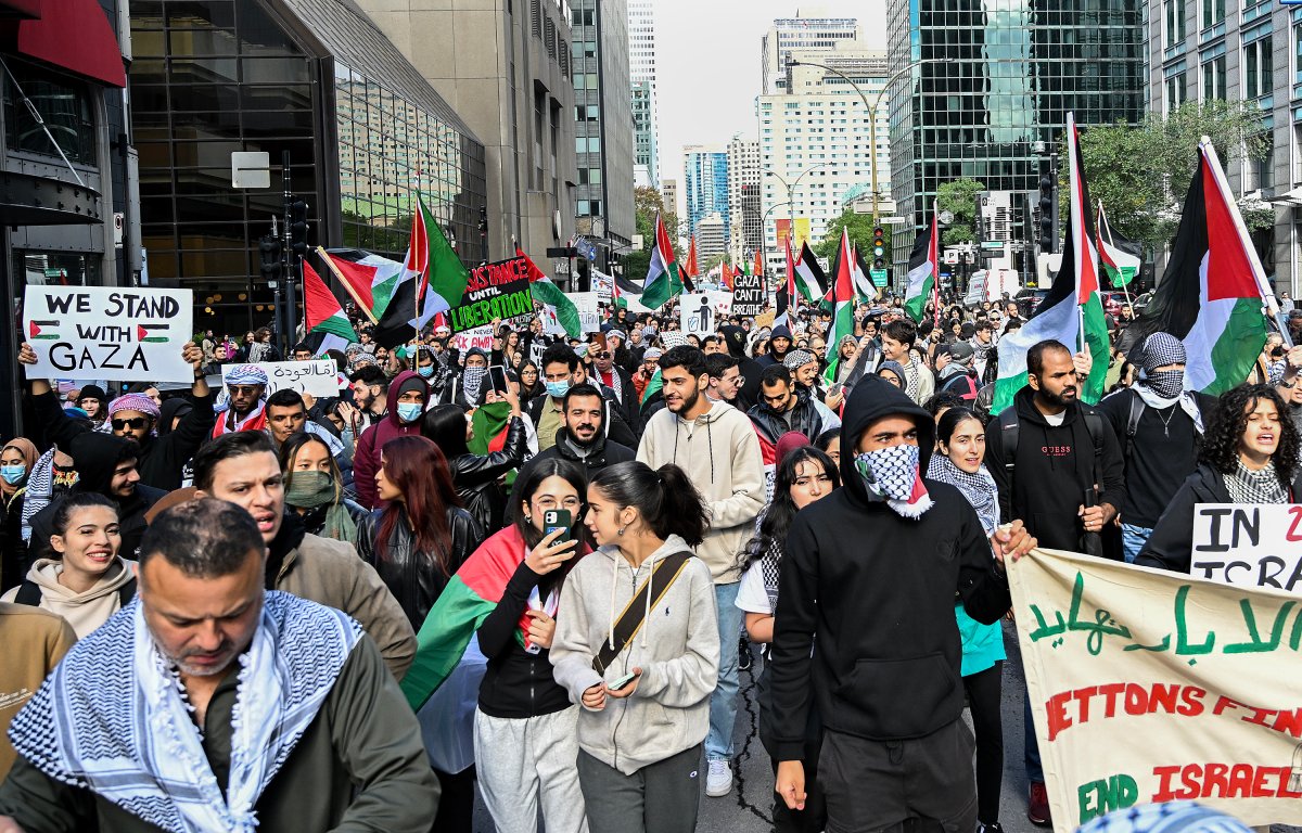 This week in images: Montreal demonstrations held in solidarity with ...