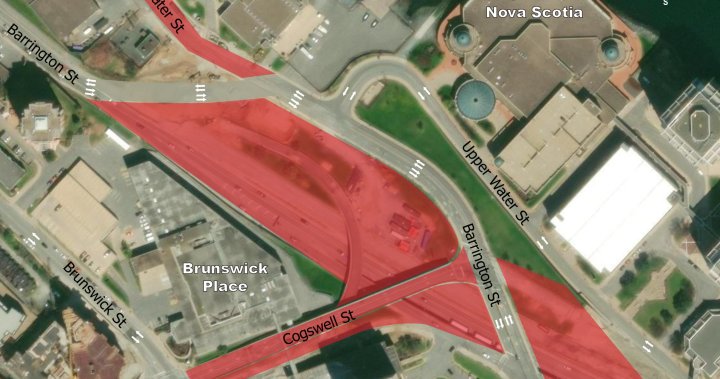 Halifax street closures to last months as part of Cogswell redevelopment project