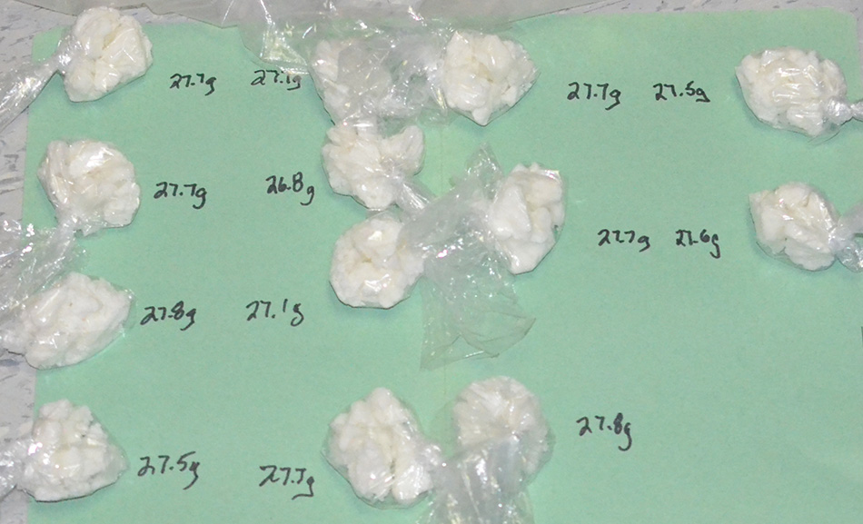 Crack cocaine seized by Manitoba RCMP as part of Project Doom. 