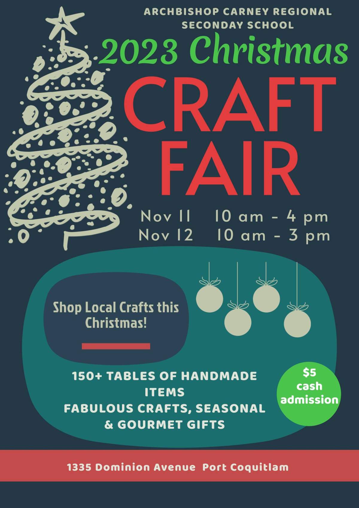 Archbishop Carney Regional Catholic Secondary School Christmas Craft Fair - image
