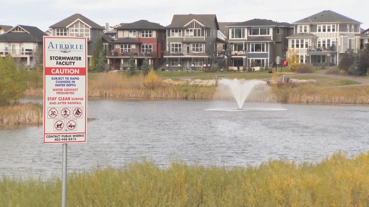 RCMP confirm a four-year-old child has died in hospital after being pulled from an Airdrie storm pond on Oct. 3.