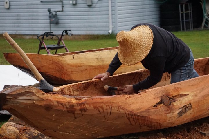 ‘Way of life’: First ocean-going canoe in decades being built in Haisla Nation