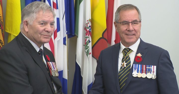 Sask. lieutenant-governor receives 1st poppy of the season