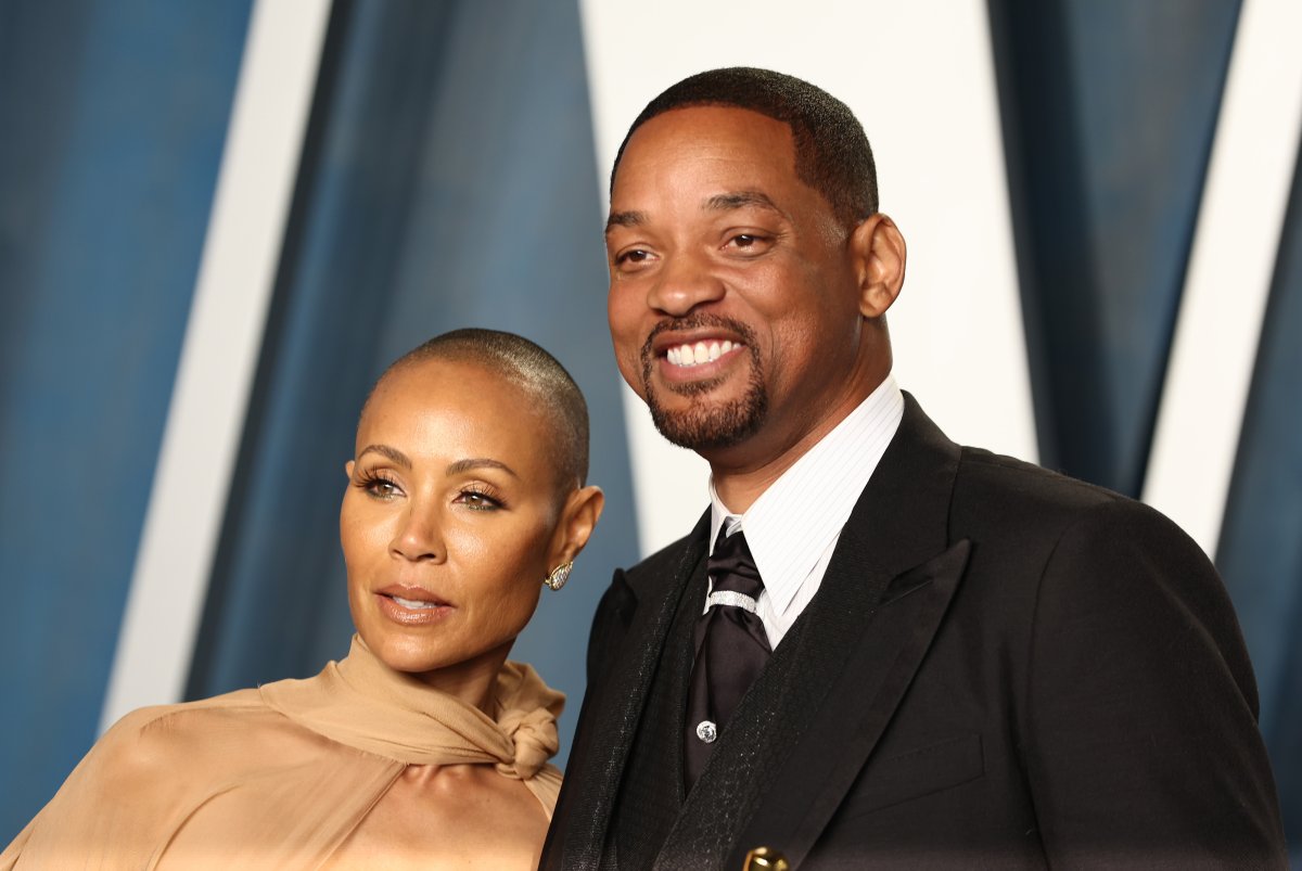 Jada Pinkett Smith and Will Smith attend the 2022 Vanity Fair Oscar Party on March 27, 2022 in Beverly Hills, Calif.