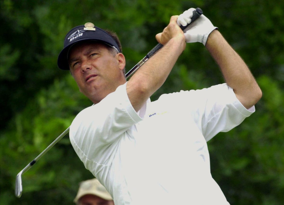 Richard Zokol of Kelowna, seen here teeing off at the 2001 U.S. Open, will be inducted into the B.C. Sports Hall of Fame in 2024.