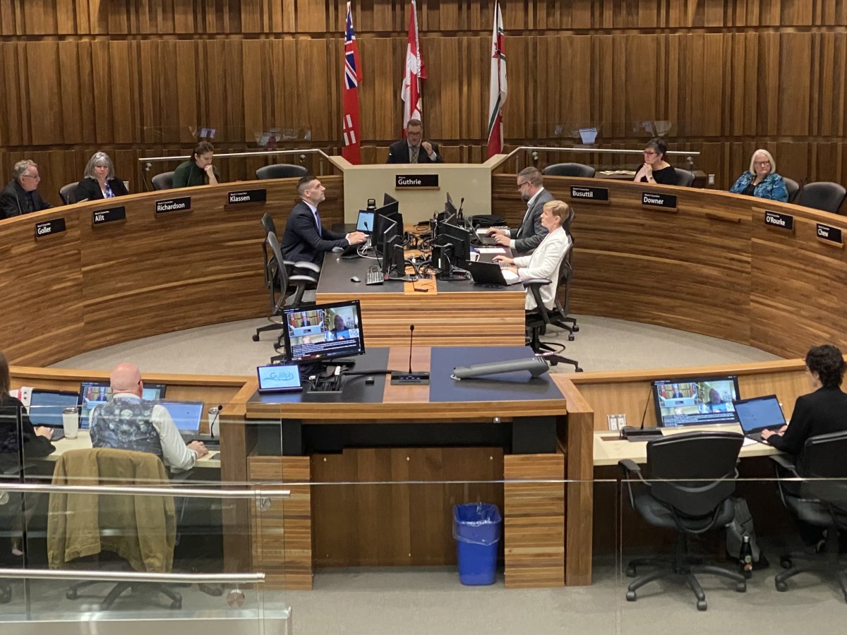 Guelph City Council in session.