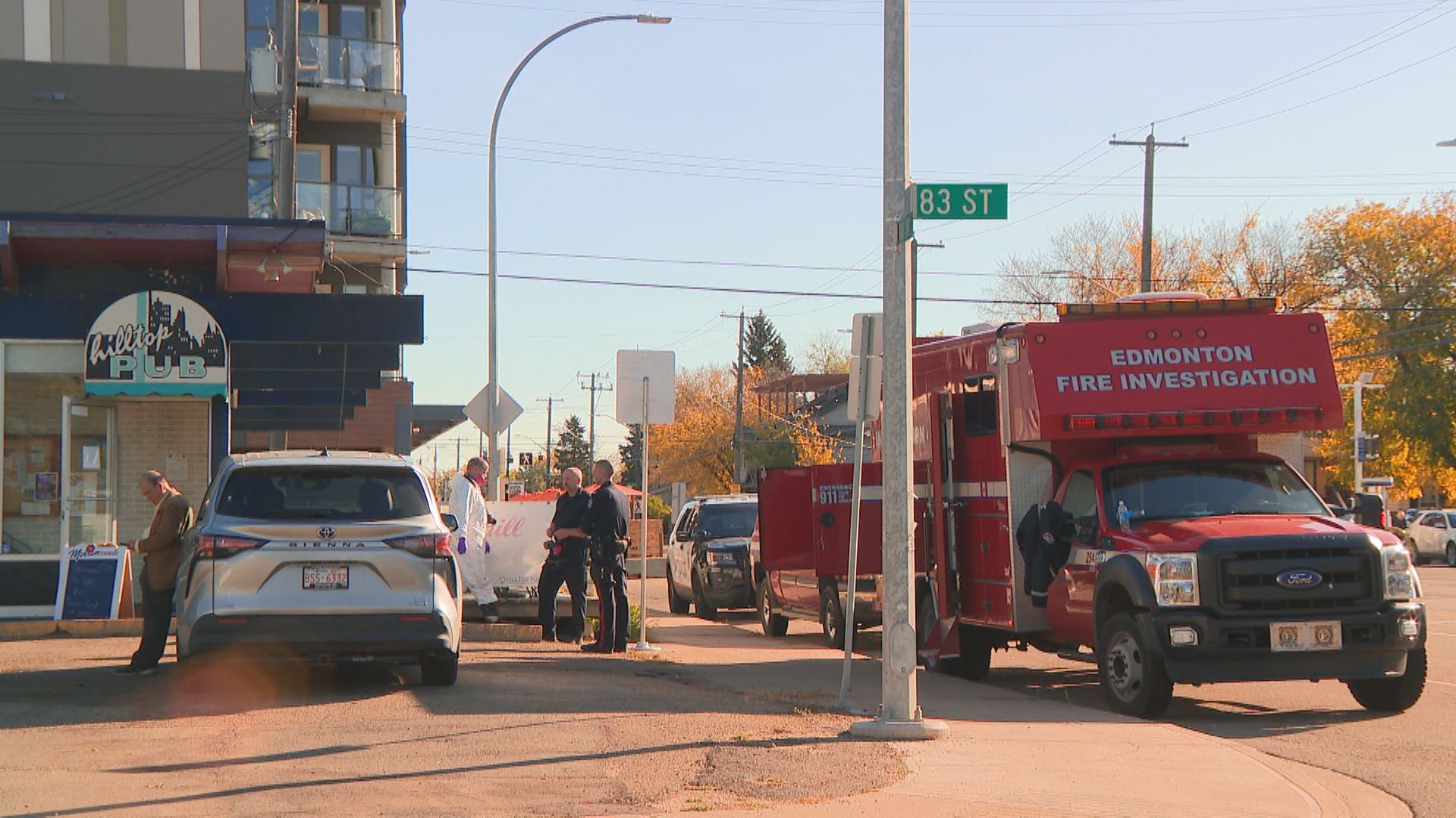 Edmonton’s Hilltop Pub damaged by fire less than a year after reopening