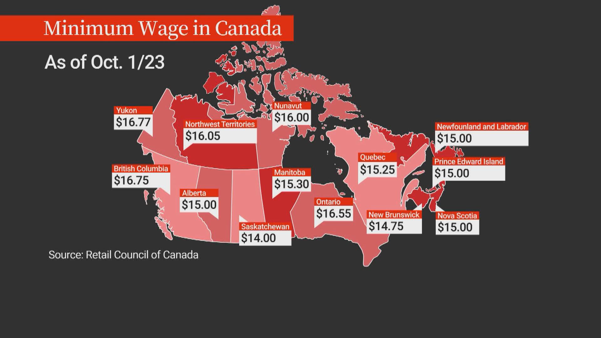 It S Heartless No Increases To Alberta S Minimum Wage In 5 Years   MINIMUM WAGE MAP 