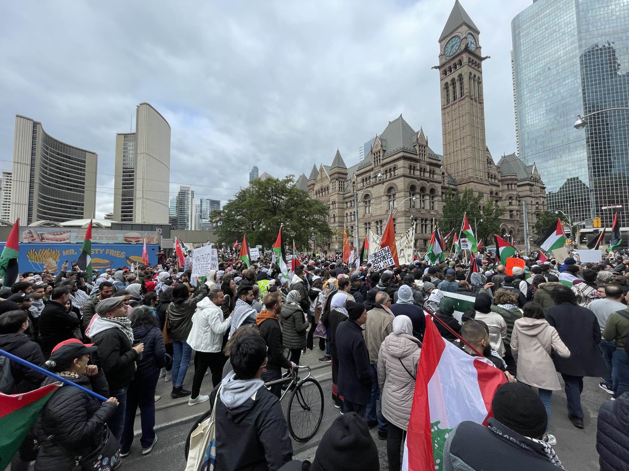 Toronto police urge caution as more Mideast conflict rallies take place