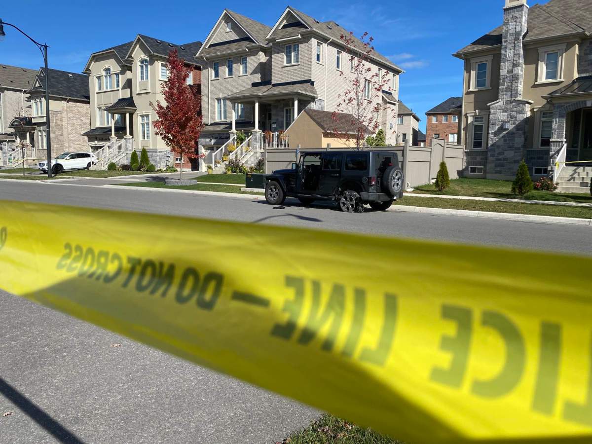 Jeep Wrangler found by police on Oct. 23, 2023.