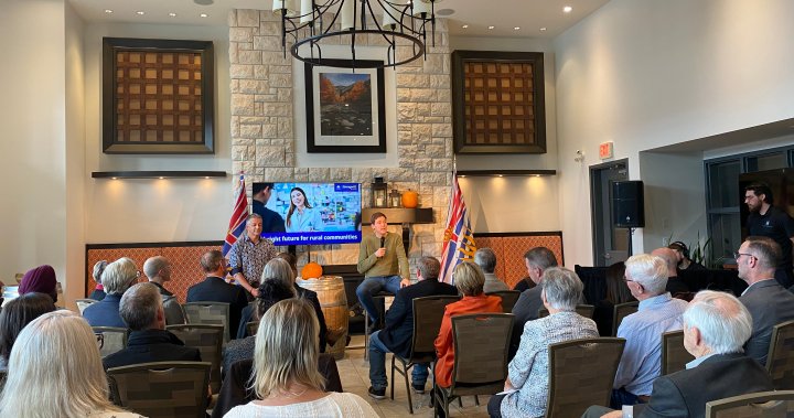 B.C. Premier David Eby discusses rural issues at Osoyoos town hall