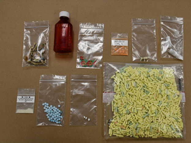 Police in Port Hope, Ont., seized drugs after finding a man asleep at the steering wheel of a parking vehicle.