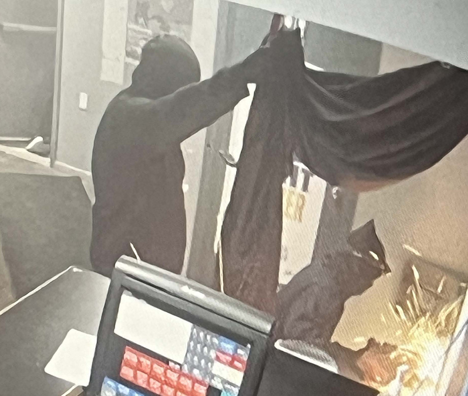 Manitoba RCMP are searching for suspects after what they are calling a brazen well-organized robbery at a business last Tuesday. .