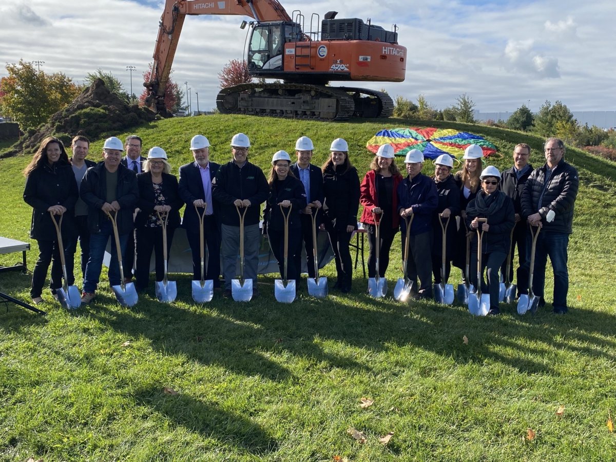 Groundbreaking at new south-end rec centre in Guelph.