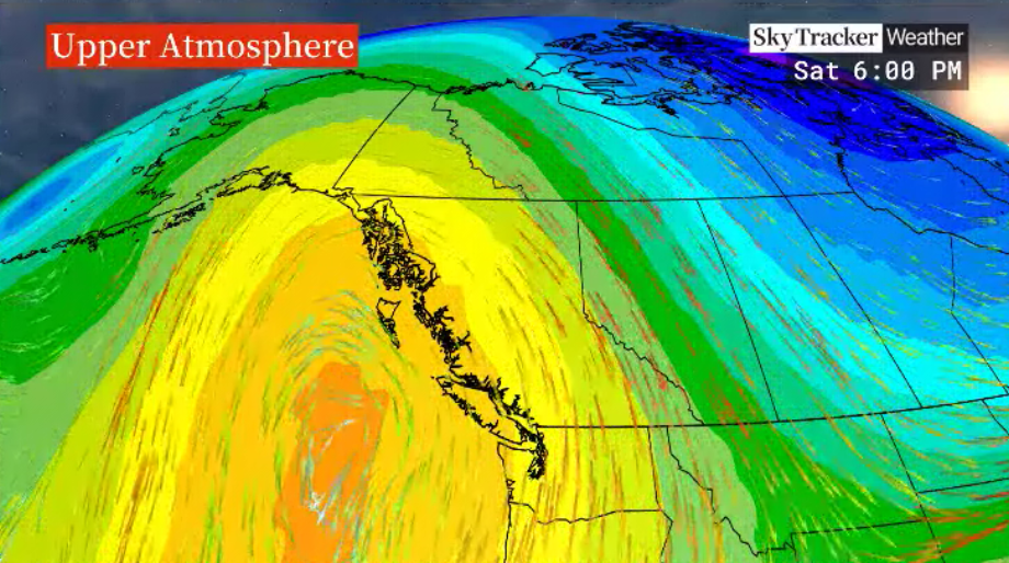 Sunshine returns with an upper ridge building in for the last weekend of October.