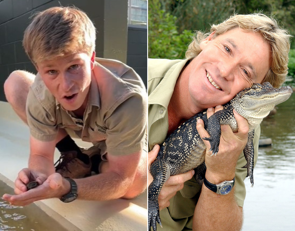 Robert Irwin is celebrating the birth of a turtle, whose species was discovered by his father, Steve Irwin.