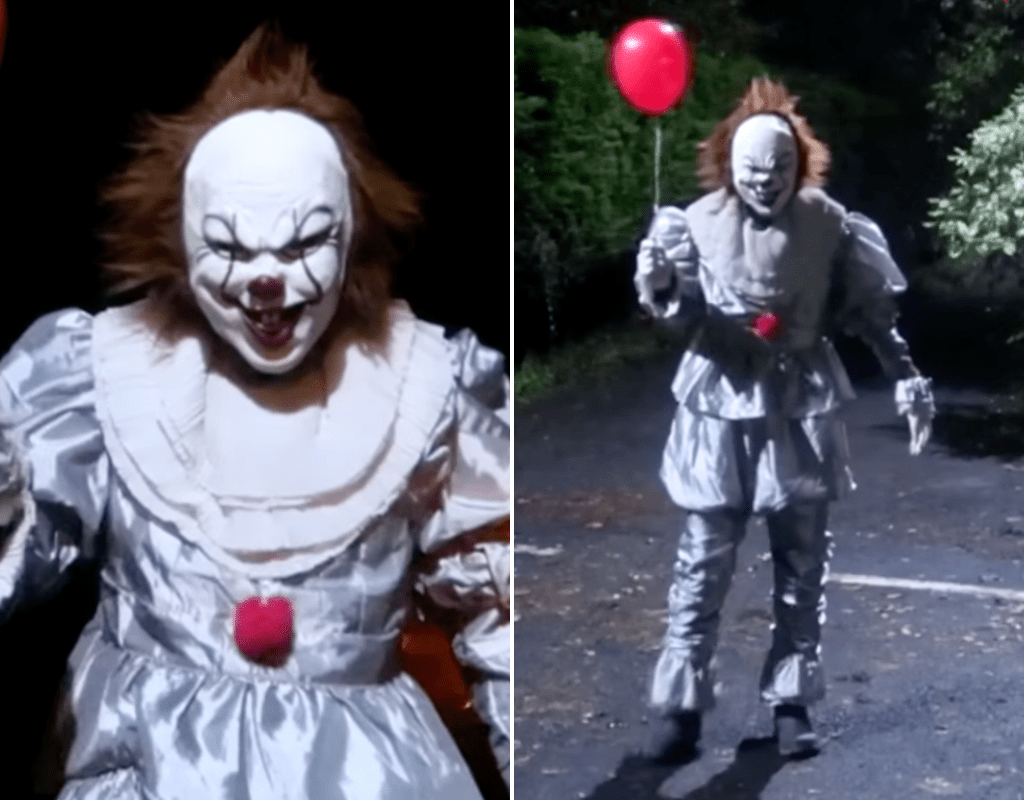 Creepy clown stalking Scottish village dares police to catch him in video - Vimarsana News
