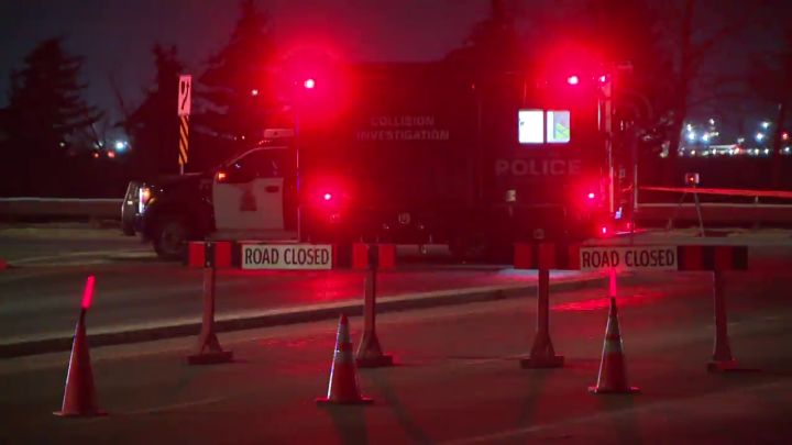 Police are investigating a hit and run they say led to the death of a woman walking in northeast Edmonton on Monday night. Police said officers were called to a collision in the area of Victoria Trail and the Yellowhead Trail overpass at about 9:15 p.m.