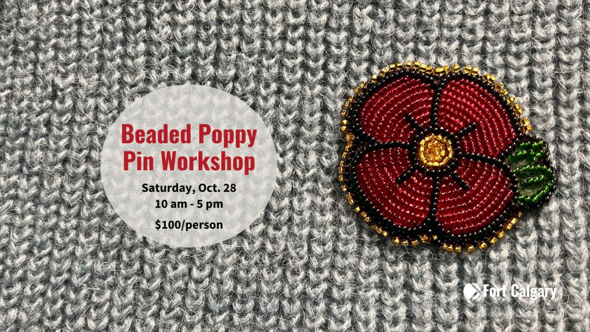 Beaded Poppy Pin Workshop - image