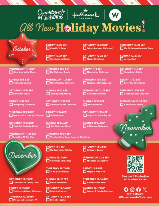 Falalalalove! 44 new Hallmark Christmas movies are coming this