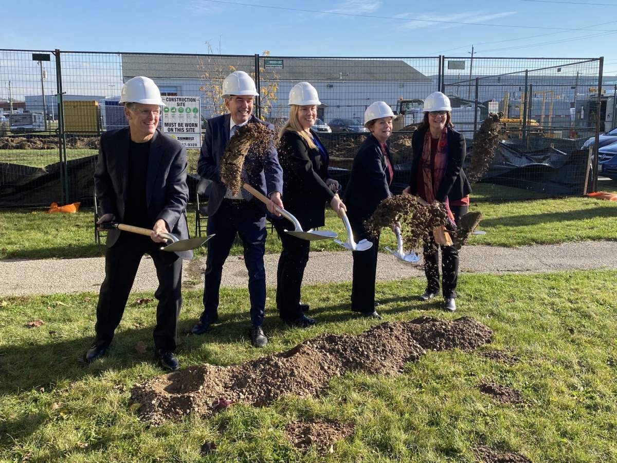 Work is underway on an expansion of the Waterloo Wellington Flight Centre.