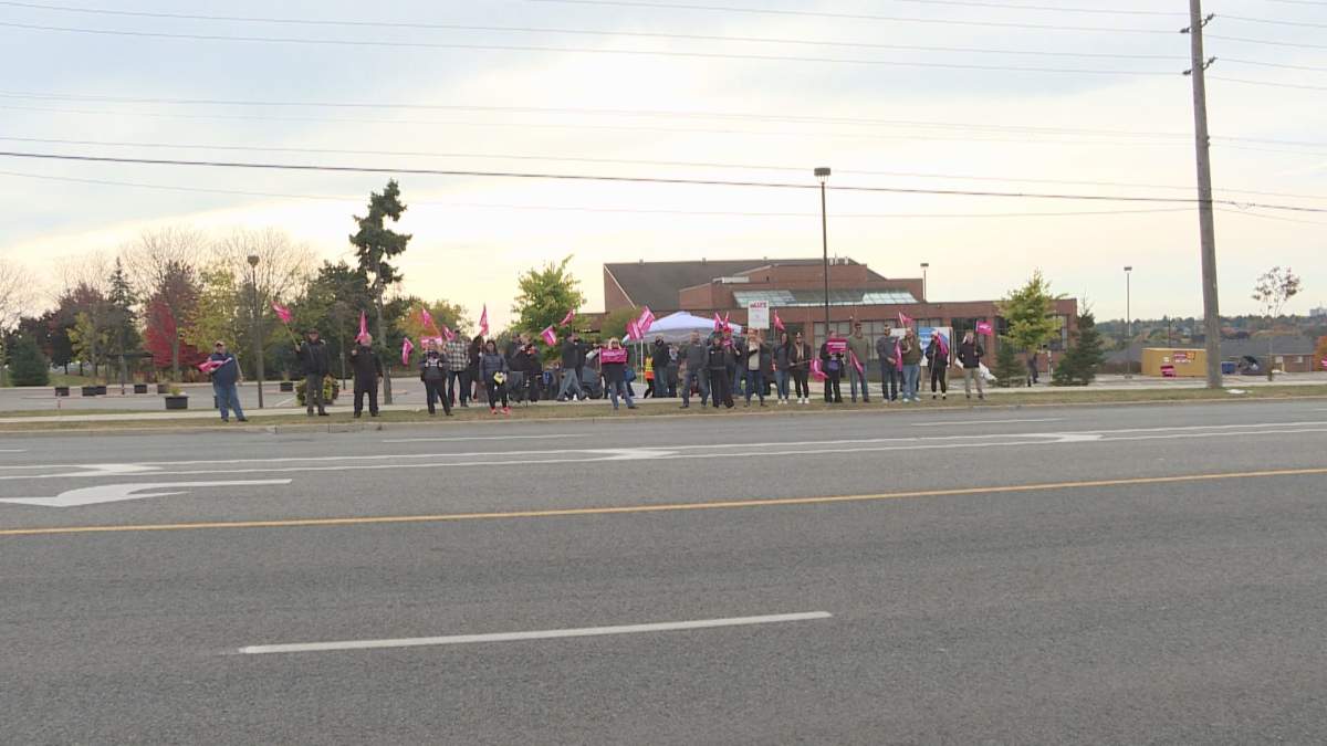 Whitby town workers strike for day 7