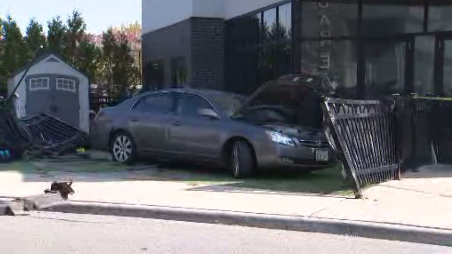 Car crashes into daycare playground, 2 kids hurt