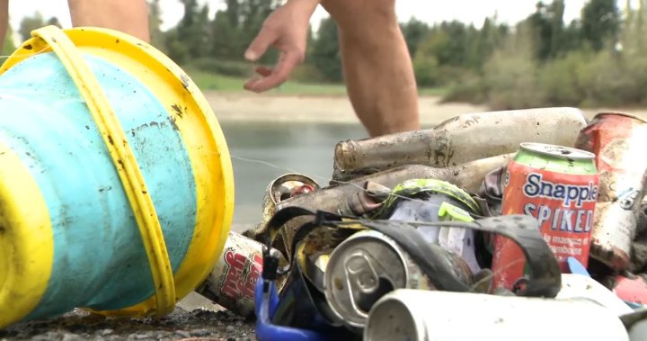 Meet the diver who’s pulled more than 27,000 kg of trash from B.C. lakes