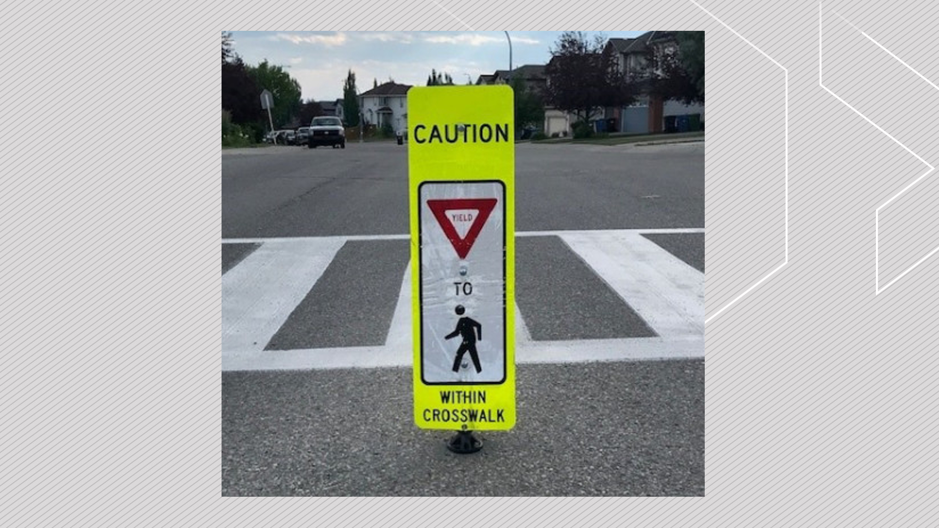 Calgary to enhance crosswalks near schools with in-street sign installations
