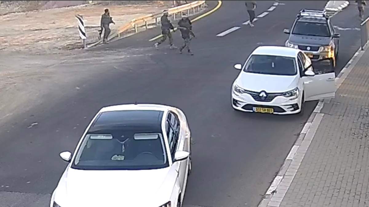 CCTV video of Hamas attack on Kibbutz Melfasim, Israel, Oct. 7, 2023.