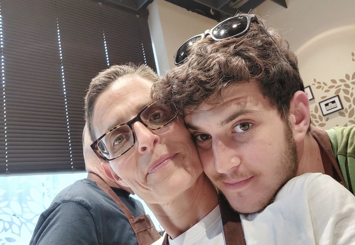 Israeli-Canadian Netta Epstein, 21, and his mother Ayelet Shachar-Epstein.